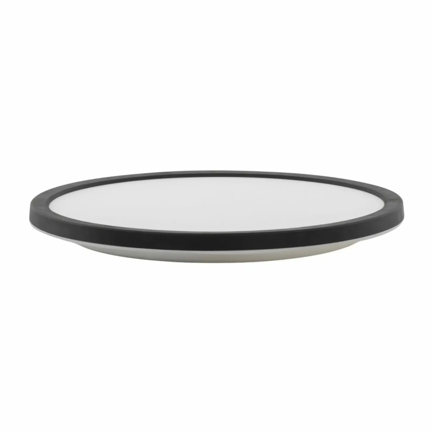 Czarno-biały plafon z LED-em, ochrona IP54 TK 6901 z serii AQUA*Sklep Kaja Store