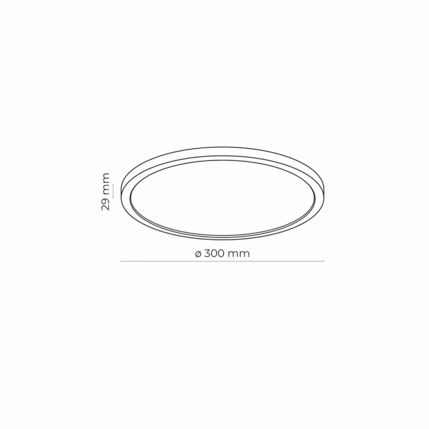 Czarno-biały plafon z LED-em, ochrona IP54 TK 6901 z serii AQUA*Sklep Kaja Store