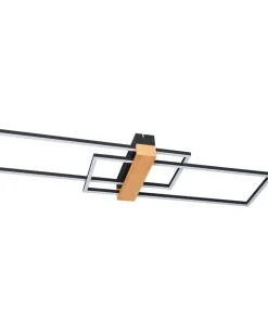 Czarno-drewniana lampa sufitowa LED C230624202 MINAR | Kaja*Sklep Kaja Hot