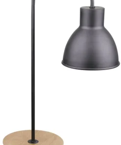 Czarno-drewniana lampka biurkowa 41-73488 z serii VARIO | Kaja*Sklep Kaja Discount
