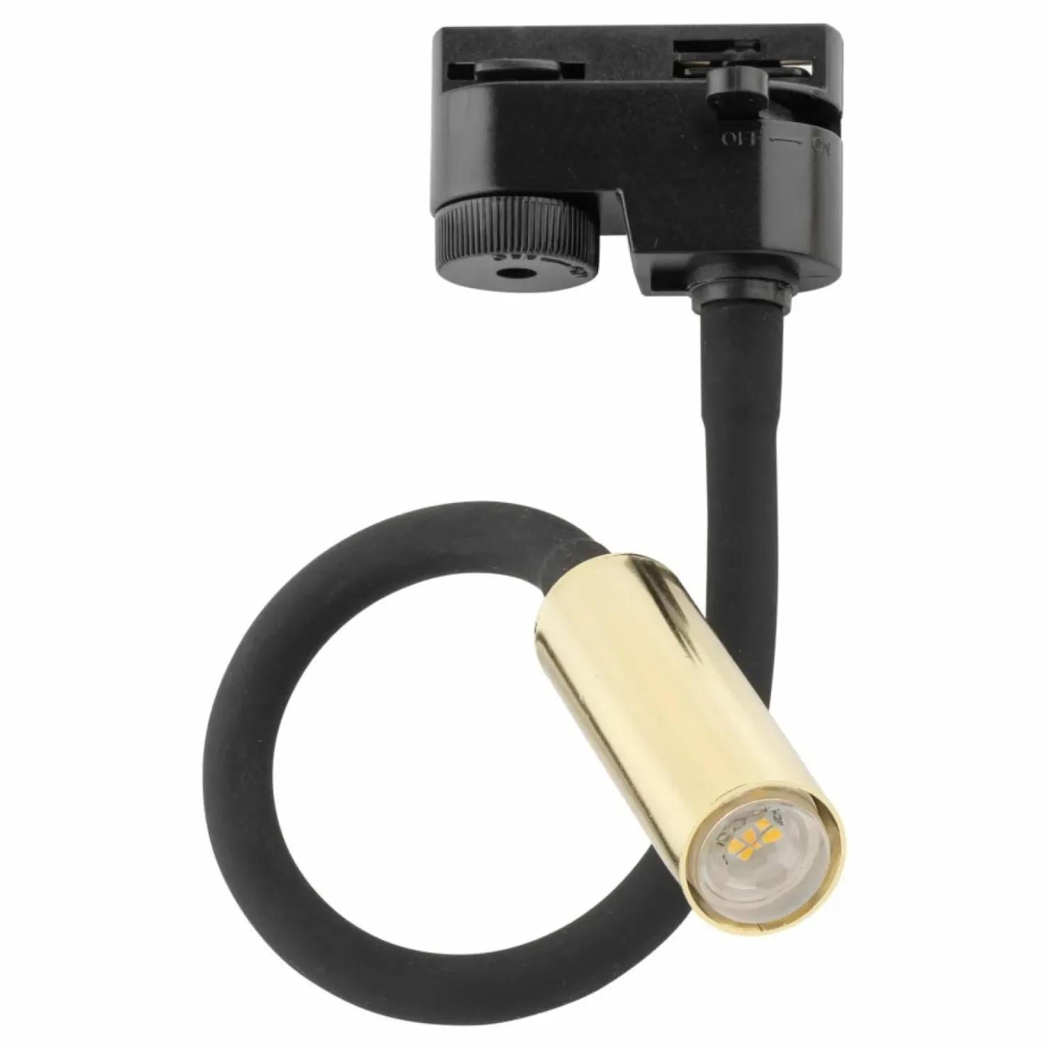Czarno-złota lampa do szyny jednofazowej TK 6612 TRACER | Kaja*Sklep Kaja Online