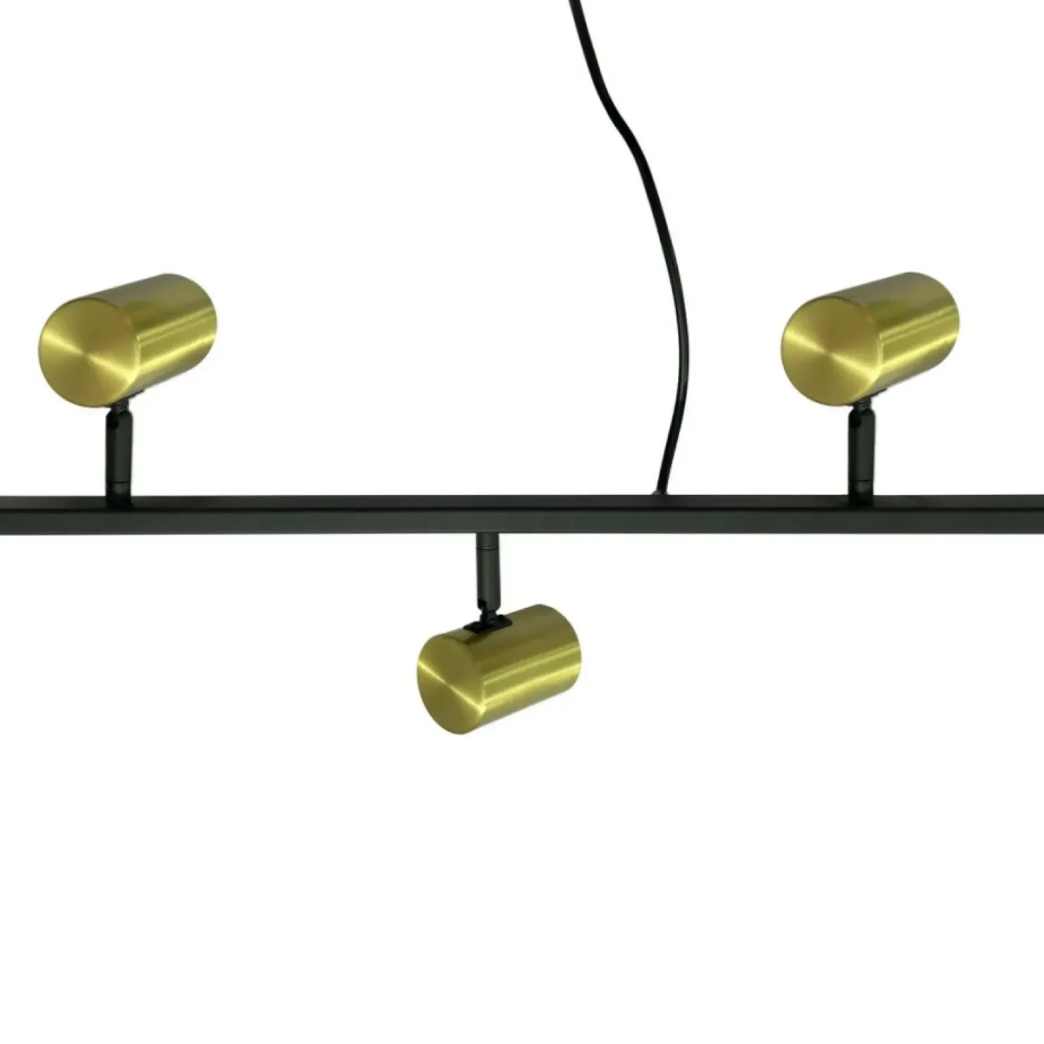 Cheap Sklep Kaja Czarno-złota lampa nad wyspę kuchenną LP-731/6L GD SNOW | Kaja
