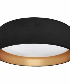 Czarno-złota lampa sufitowa, plafon do sypialni ML7070 RONDO | Kaja*Sklep Kaja Best