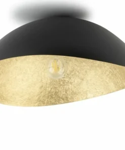 Czarno-złota lampa sufitowa, duży gwint SIG 40597 z serii SOLARIS*Sklep Kaja Cheap