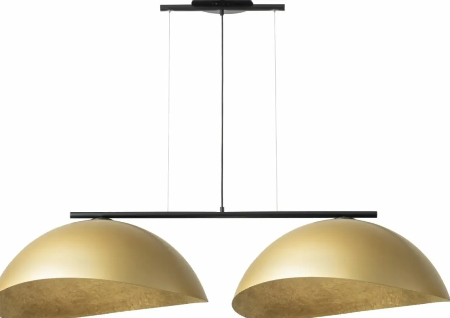 Shop Sklep Kaja Czarno-złota lampa wisząca z dużymi abażurami SIG 40581 SOLAR | Kaja