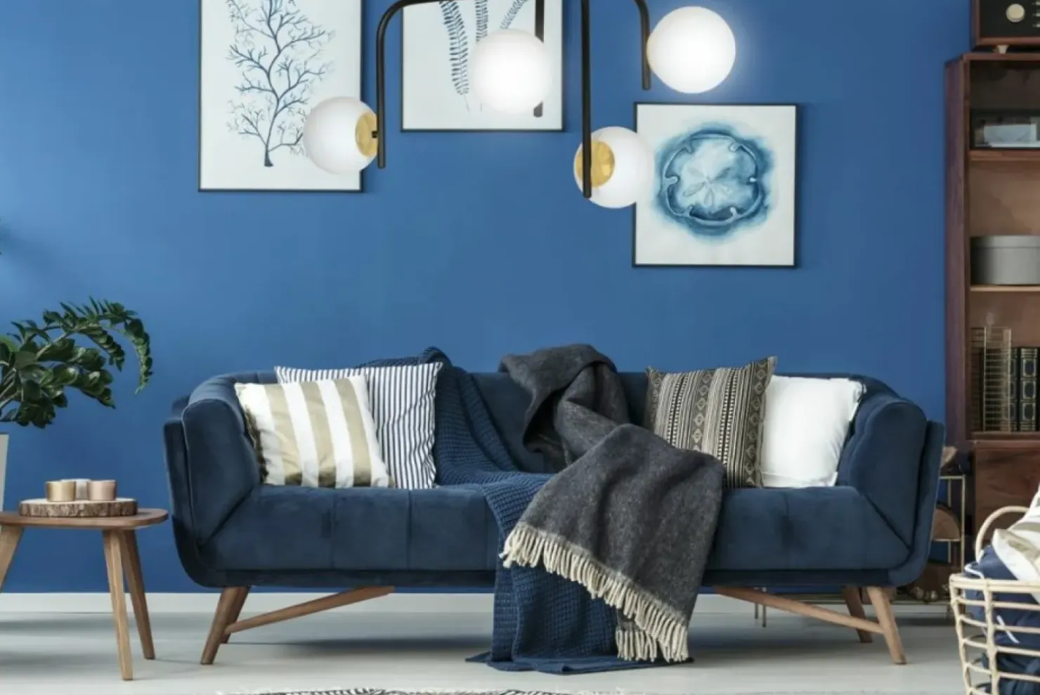 Shop Sklep Kaja Czarno-złota lampa z okrągłymi kloszami 1032/4B RAGNAR | Kaja