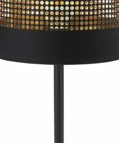 Czarno-złota lampka do sypialni TK 5054 TAGO BLACK | Kaja Oświetlenie*Sklep Kaja Sale
