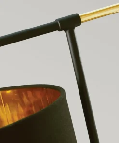 Czarno-złota lampka stołowa, nocna BALANCE-TL-BKPB z serii BALANCE*Sklep Kaja Online