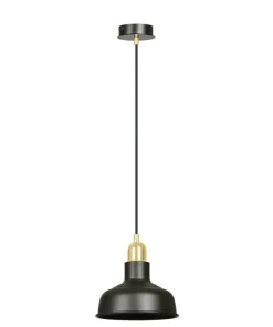 Best Sale Sklep Kaja Czarno-złota, loftowa lampa wisząca do kuchni 1042/1 IBOR | Kaja czarny