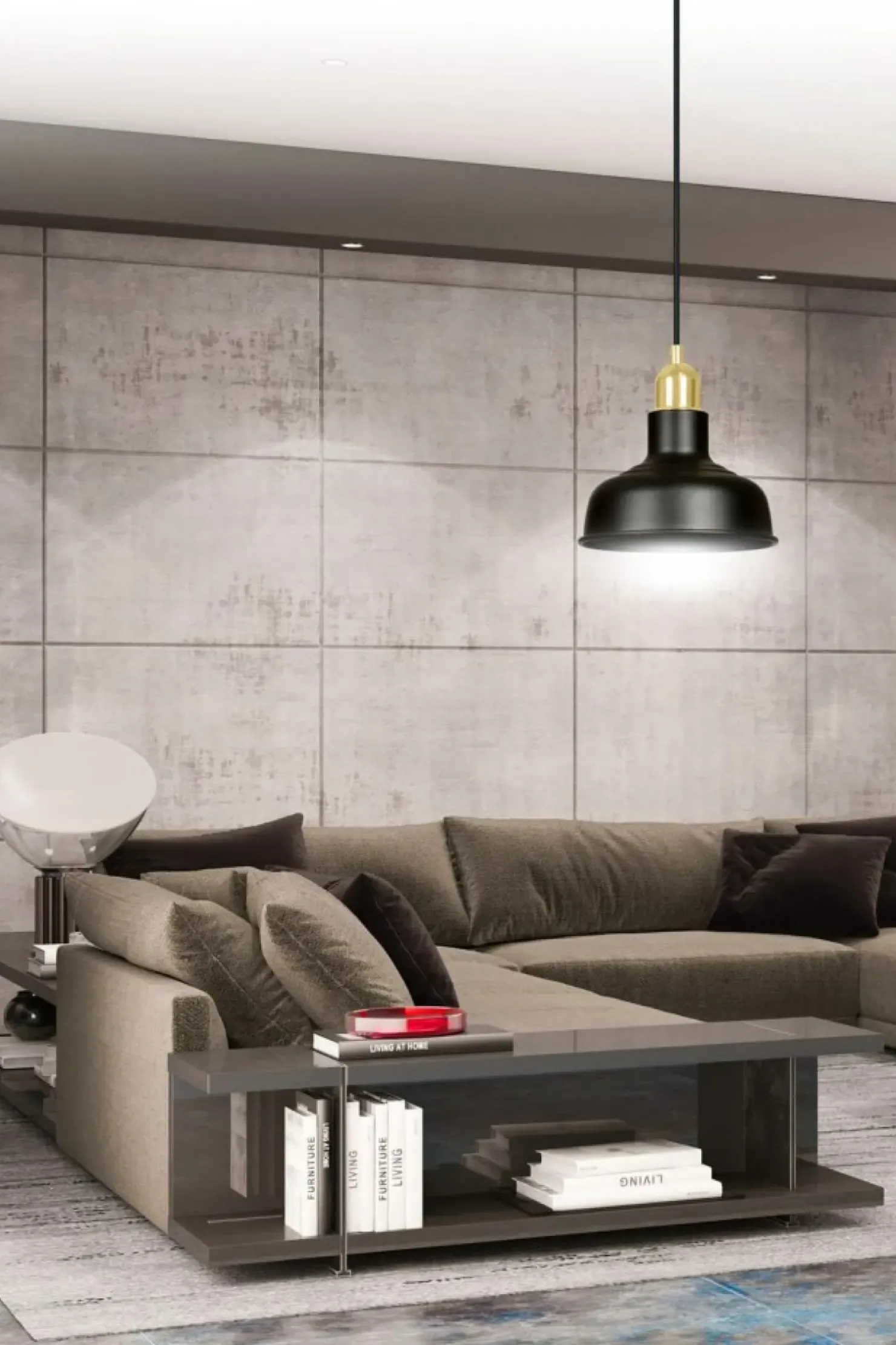 Best Sale Sklep Kaja Czarno-złota, loftowa lampa wisząca do kuchni 1042/1 IBOR | Kaja czarny