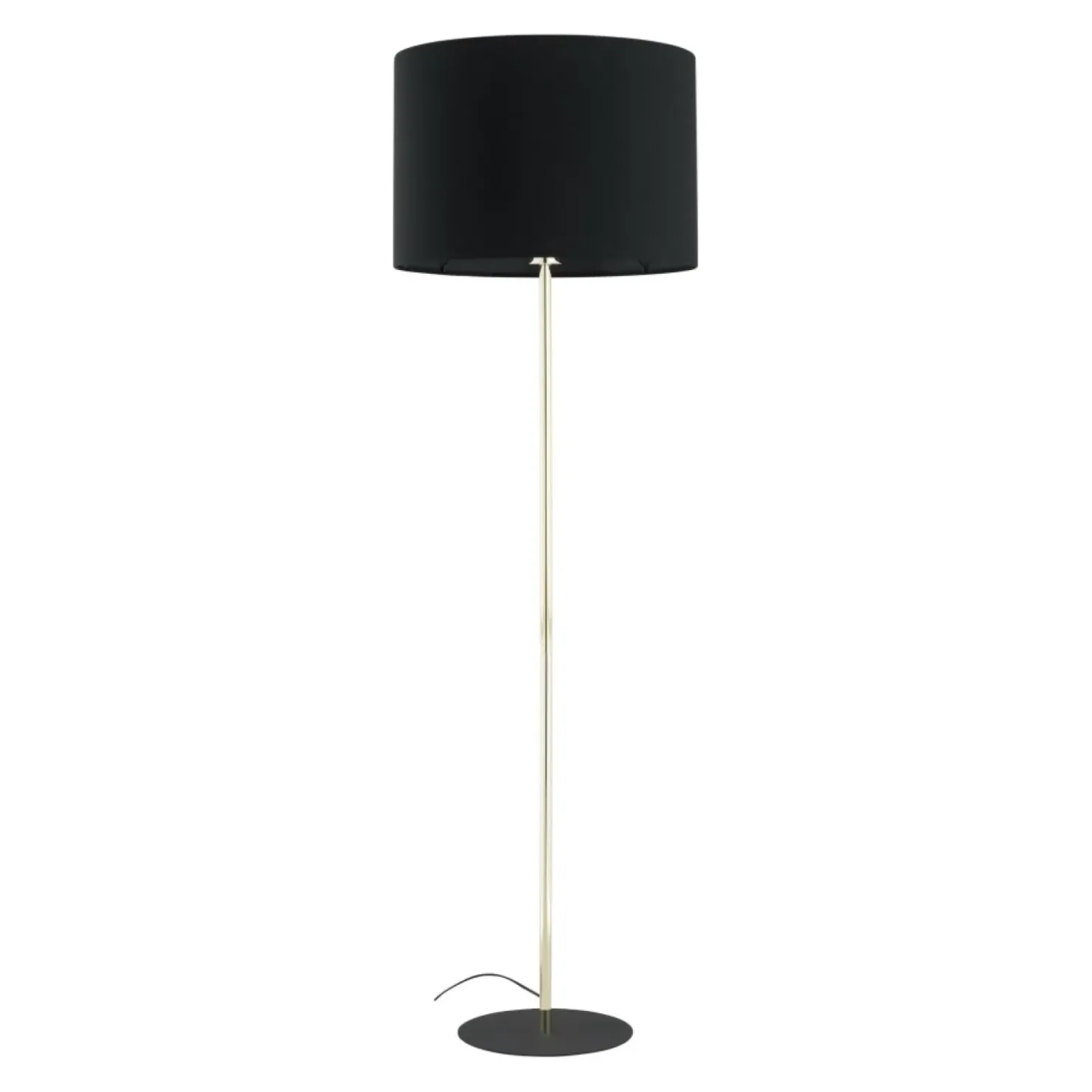 Czarno-złota, prosta lampa stojąca TK 16029 UMBERTO BLACK GOLD | Kaja*Sklep Kaja Store
