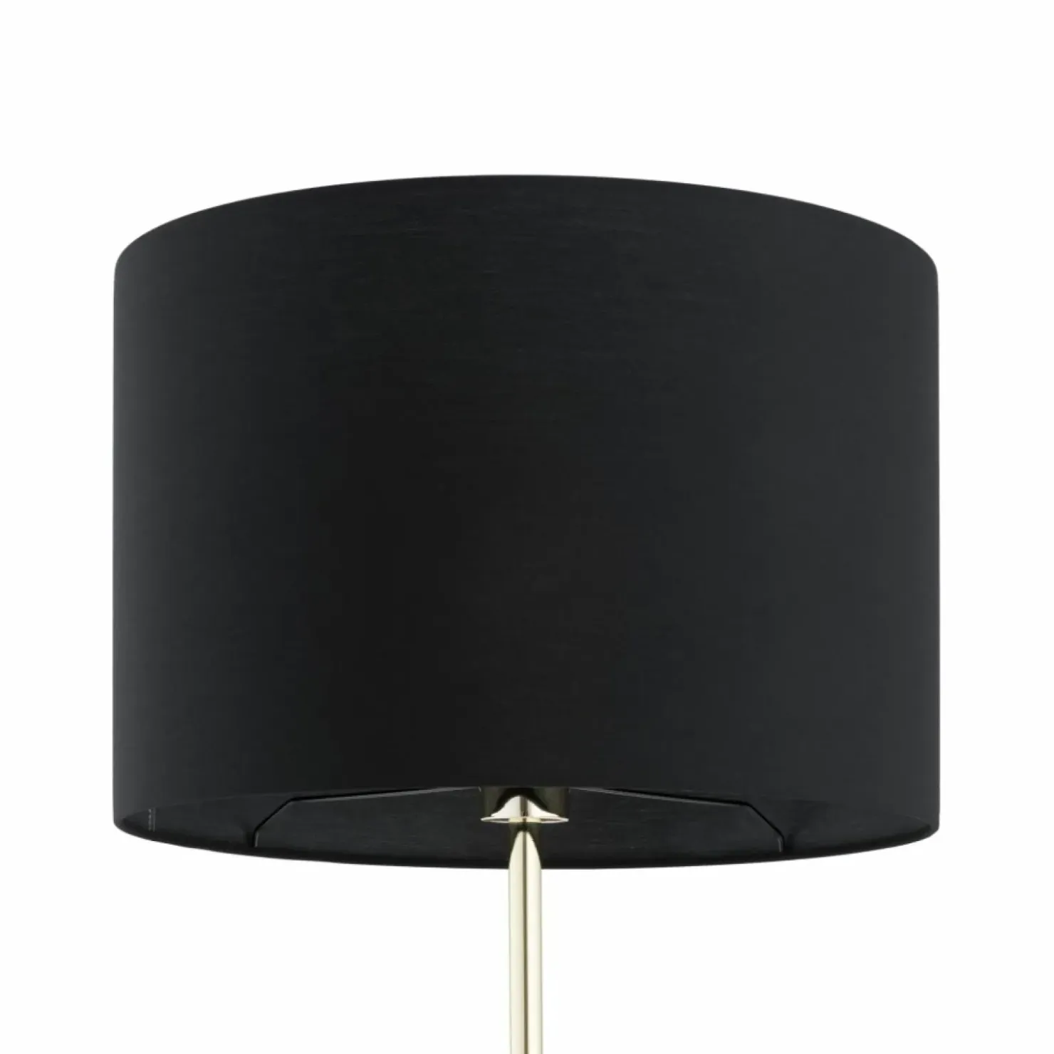 Czarno-złota, prosta lampa stojąca TK 16029 UMBERTO BLACK GOLD | Kaja*Sklep Kaja Store