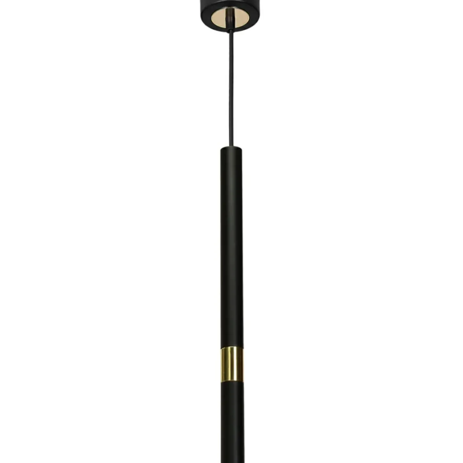 Best Sale Sklep Kaja Czarno-złota tuba, punktowa lampa wisząca MLP6333 z serii MONZA | Kaja Oświetlen