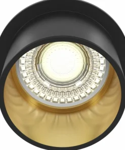 Czarno-złoty downlight podtynkowy GU10 DL050-01GB REIF | Kaja*Sklep Kaja Store