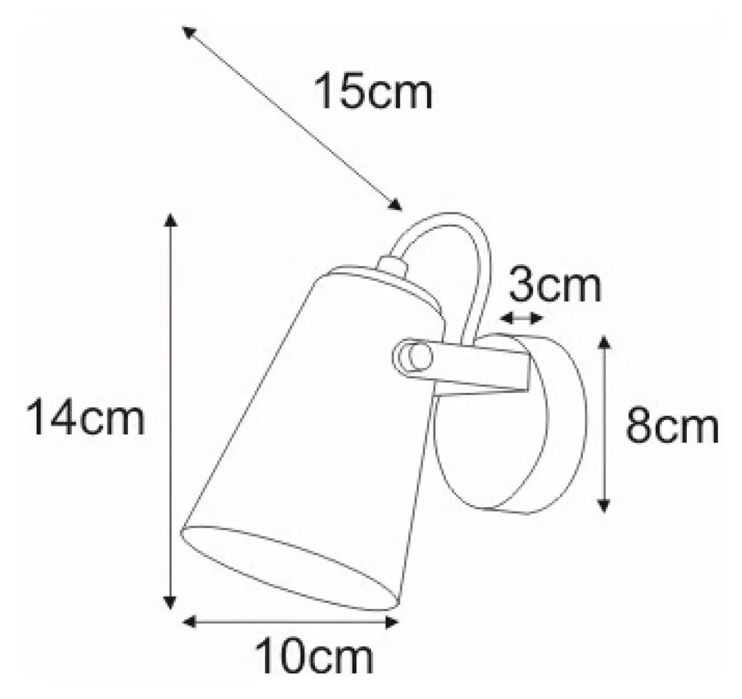 Czarno-złoty kinkiet w stylu industrialnym K-8114 z serii NOKA | Kaja*Sklep Kaja Shop