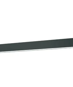 Fashion Sklep Kaja Czarny, długi plafon LED LP-7001/1C BK 120 36/4 IBROS | Kaja