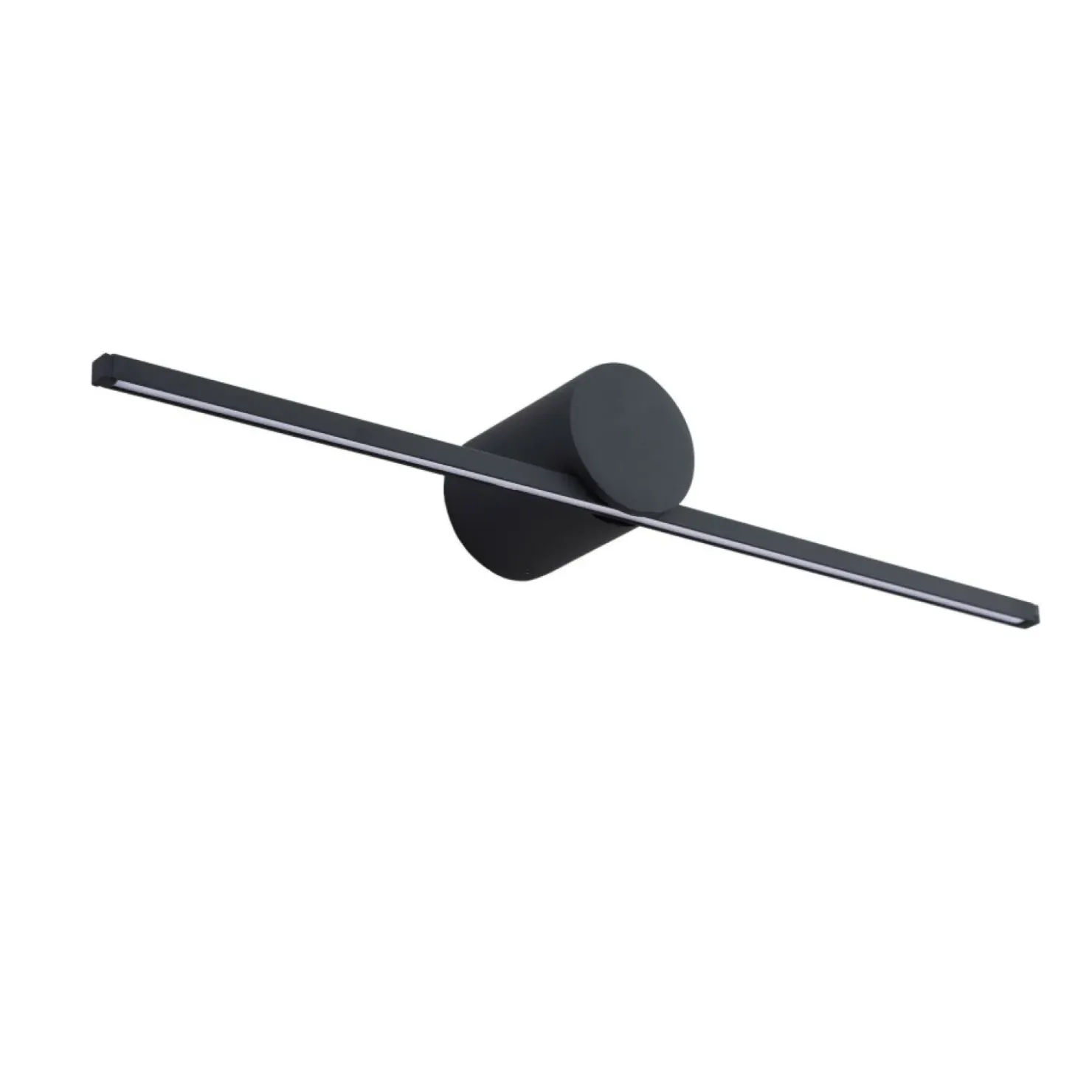 Czarny kinkiet do łazienki 40cm 6W LP-777/1W M BK z serii MODERN SLIM*Sklep Kaja Best