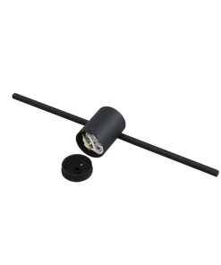 Czarny kinkiet do łazienki 40cm 6W LP-777/1W M BK z serii MODERN SLIM*Sklep Kaja Best