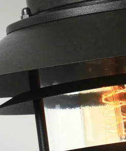 Czarny kinkiet elewacyjny, na E27 COPENHAGEN-BK z serii COPENHAGEN*Sklep Kaja Hot