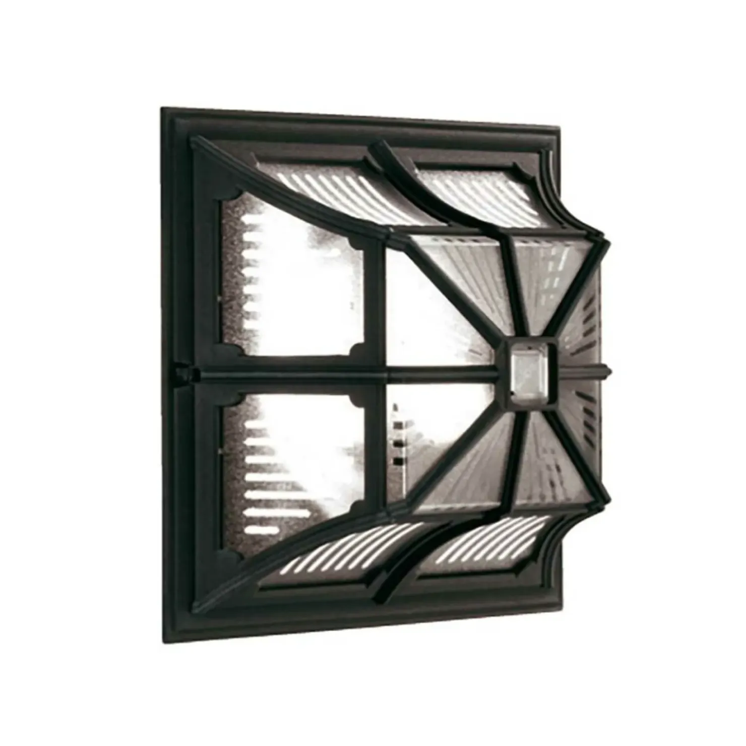 Czarny kinkiet zewnętrzny, plafon CP12-BLACK z serii CHAPEL*Sklep Kaja Outlet