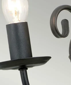 Czarny, klasyczny kinkiet ścienny ART2-BLACK z serii ARTISAN*Sklep Kaja Online
