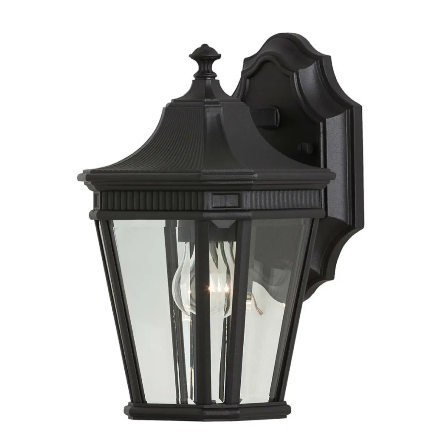 , klasyczny kinkiet FE-COTSLN2-S-BK z serii COTSWOLD LANE*Sklep Kaja Discount