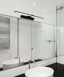 Czarny, ledowy kinkiet ścienny, nad lustro ML5615 z serii SPLASH | Kaja Oświetle*Sklep Kaja Outlet