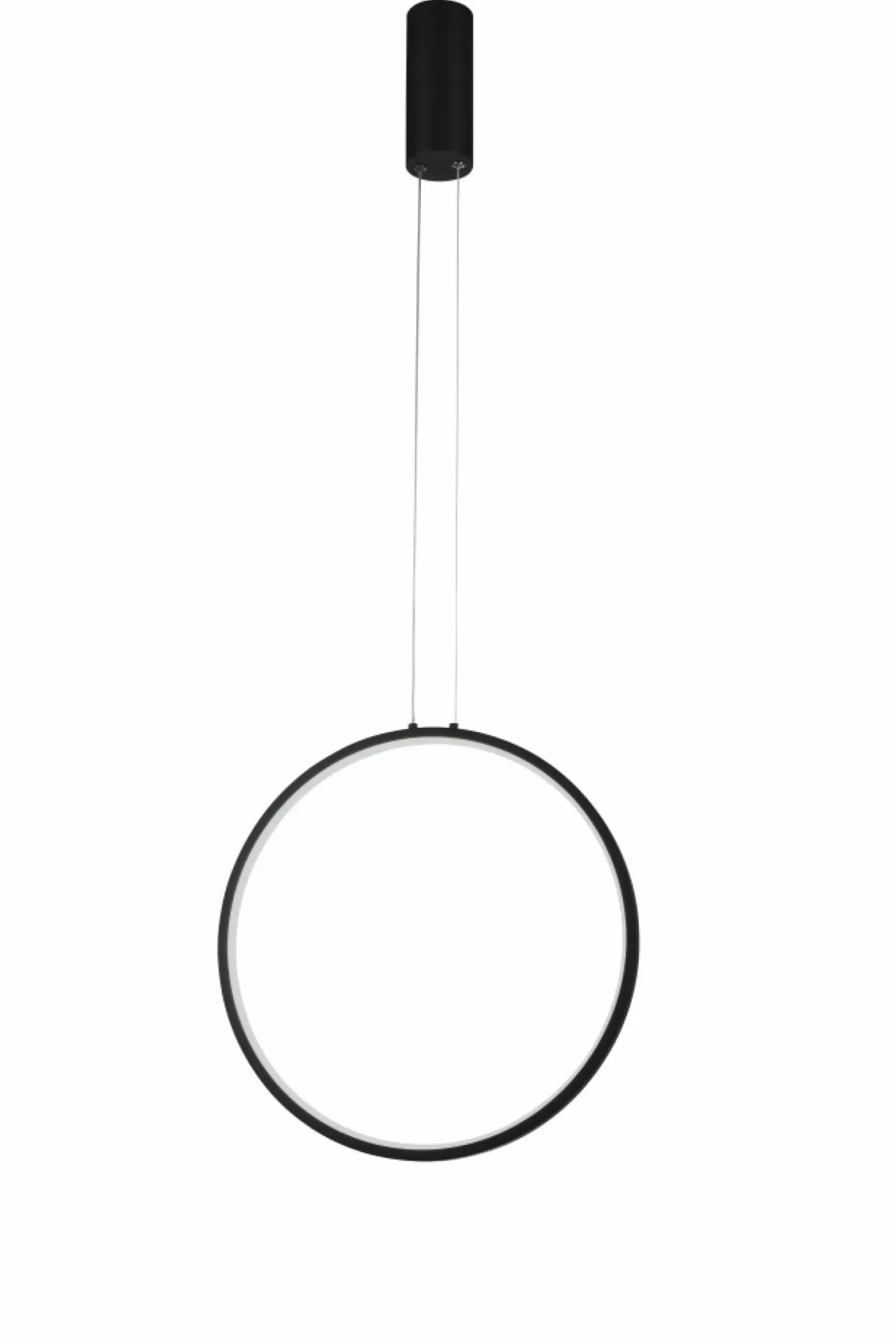 Best Sklep Kaja Czarny, ledowy pionowy zwis obręcz ⌀40cm AZ5253 MASSIMA | Kaja czarnypiaskowany