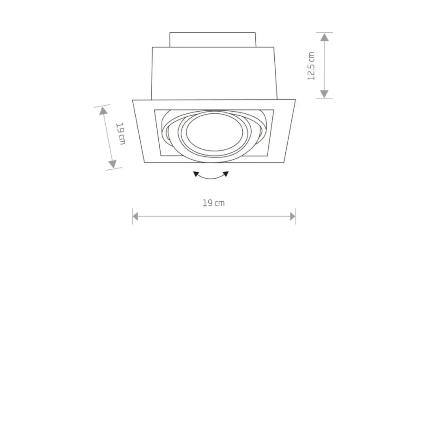 , pojedynczy downlight podtynkowy, spot 9571 | Kaja Oświetlenie*Sklep Kaja Clearance