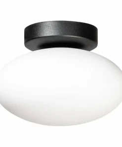 Czarny, punktowy spot z białym kloszem ⌀18cm ZM 1186 OMI | Kaja*Sklep Kaja Outlet