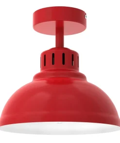 Online Sklep Kaja Czerwona lampa sufitowa z klasycznym kloszem LX 9223 z serii SVEN czerwony