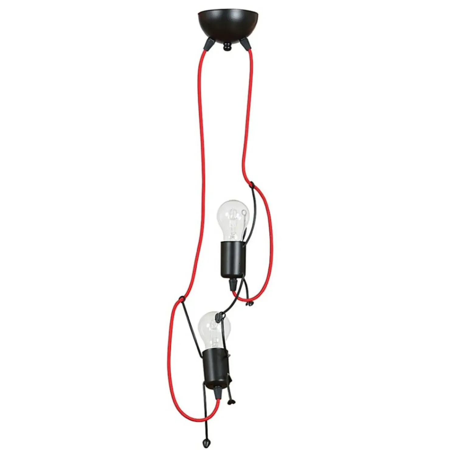 Shop Sklep Kaja Czerwona lampa wisząca o nietuzinkowym kształcie 537/2 | Kaja czerwony