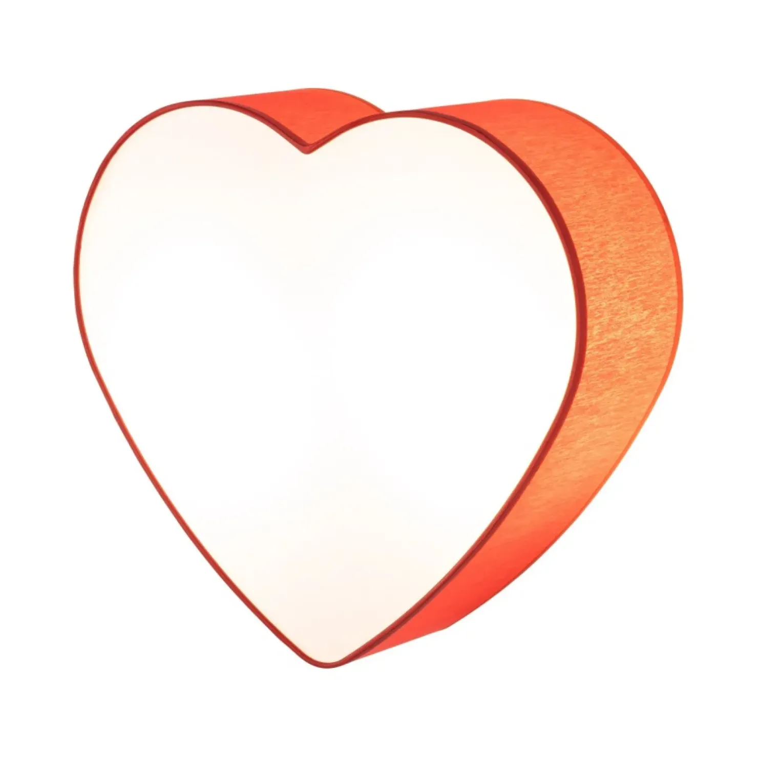 Discount Sklep Kaja Czerwono-biała lampa sufitowa, kształt serca TK 10777 z serii HEART