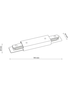 Łącznik zasilający do listwy 1-fazowej TK 4529 TRACER | Kaja*Sklep Kaja New