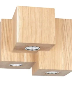 Fashion Sklep Kaja Dębowa, designerska lampa sufitowa plafon 2576374 WOODDREAM | Kaja dąbolejowany