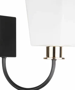 Dekoracyjna czarno-złota lampa ścienna 21-74225 z serii SCHUBERT*Sklep Kaja Discount