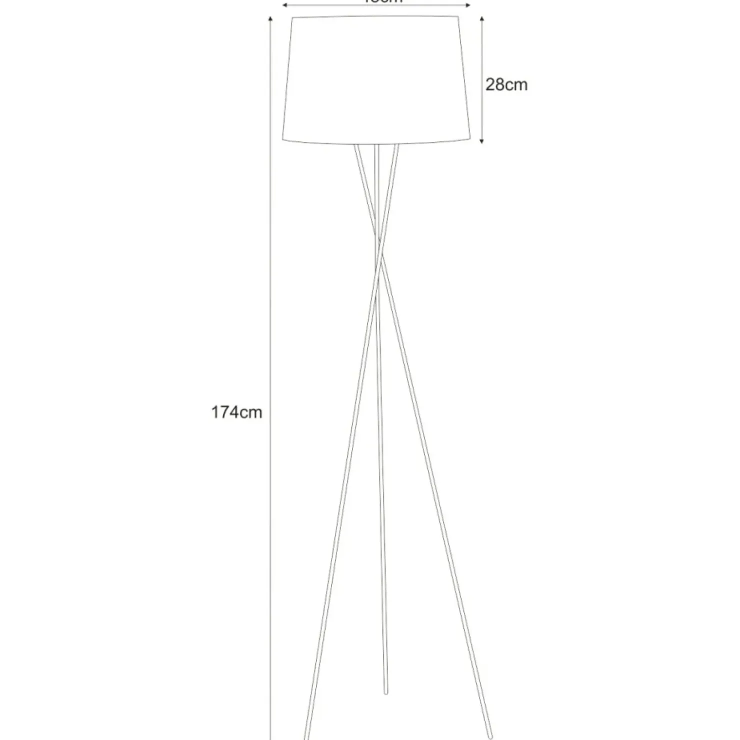 Dekoracyjna, czarno-złota lampa podłogowa K-4358 | Kaja Oświetlenie*Sklep Kaja Flash Sale