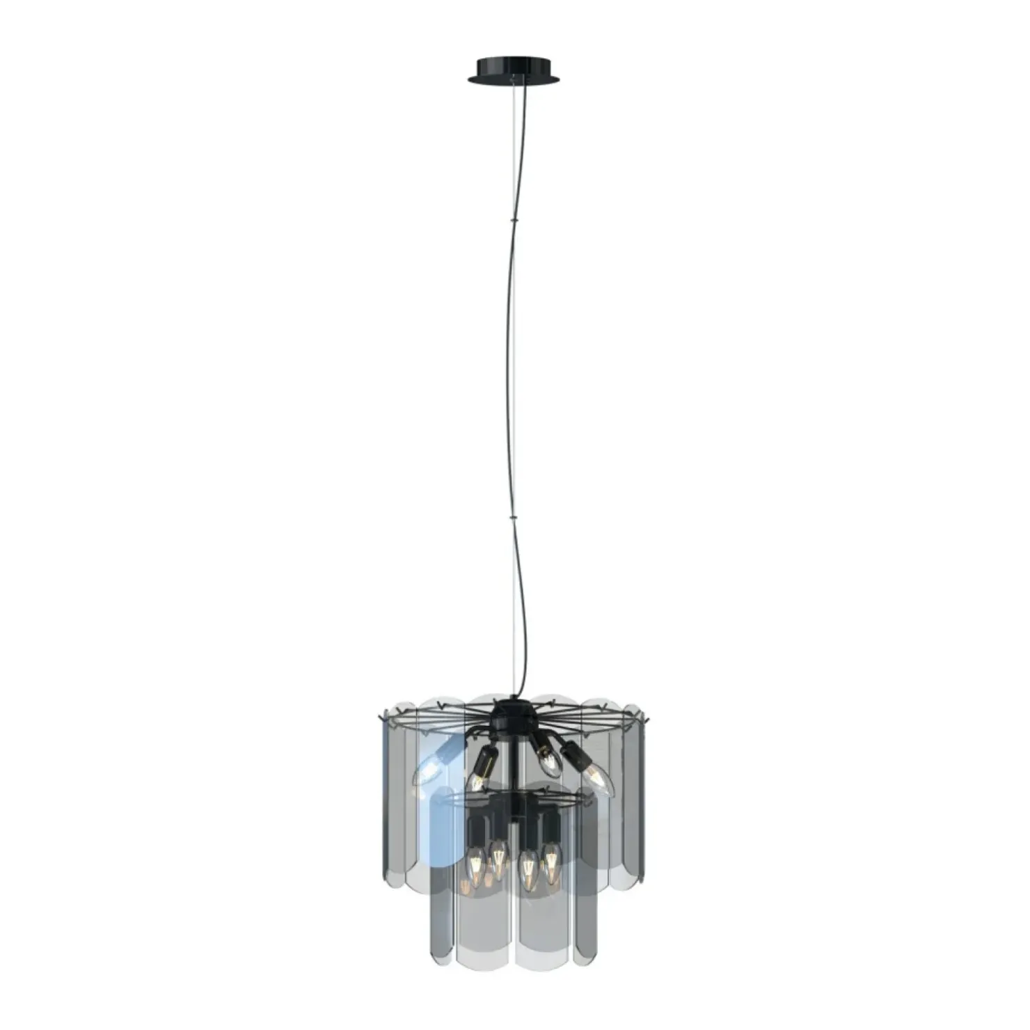 Sale Sklep Kaja Dekoracyjna, elegancka lampa wisząca MD3523-8M-EBCN NIRA | Kaja