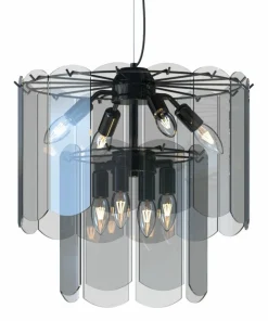 Sale Sklep Kaja Dekoracyjna, elegancka lampa wisząca MD3523-8M-EBCN NIRA | Kaja