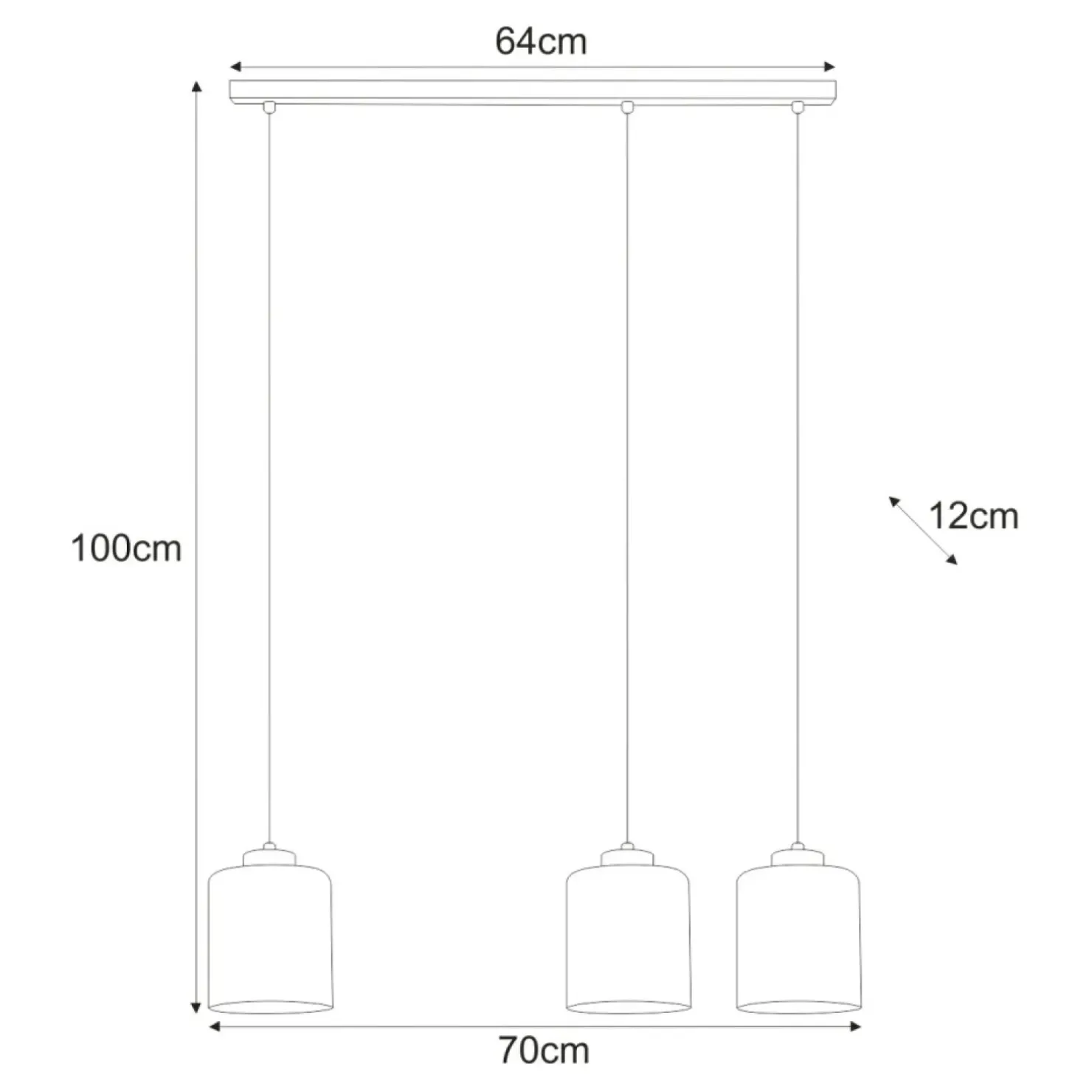 Store Sklep Kaja Dekoracyjna lamp wisząca nad stół w jadalni K-5575 z serii MI