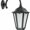 Dekoracyjna lampa elewacyjna, czarna K 3012/1/BD z serii RETRO MAXI | Kaja Oświe*Sklep Kaja Discount
