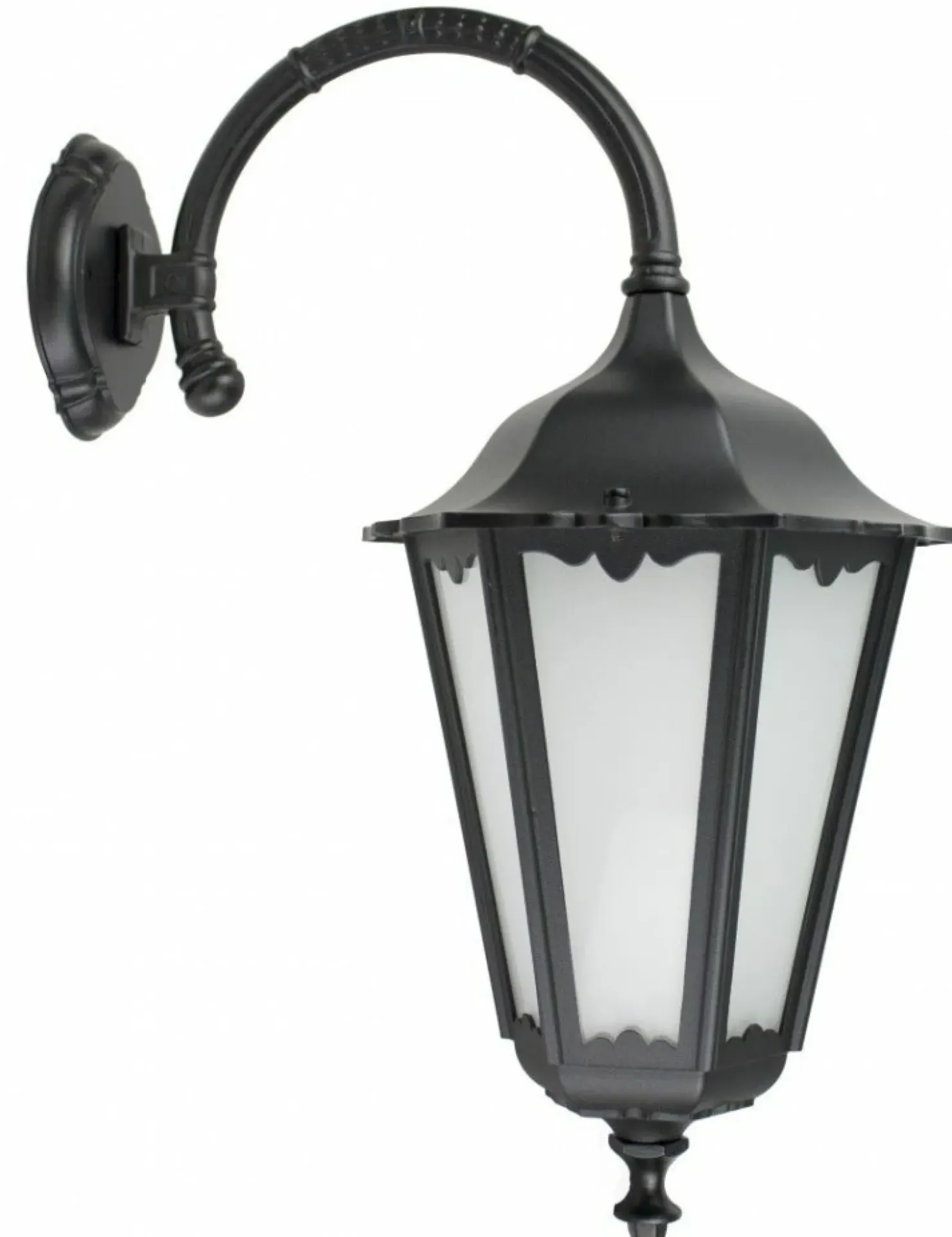 Dekoracyjna lampa elewacyjna, czarna K 3012/1/BD z serii RETRO MAXI | Kaja Oświe*Sklep Kaja Discount