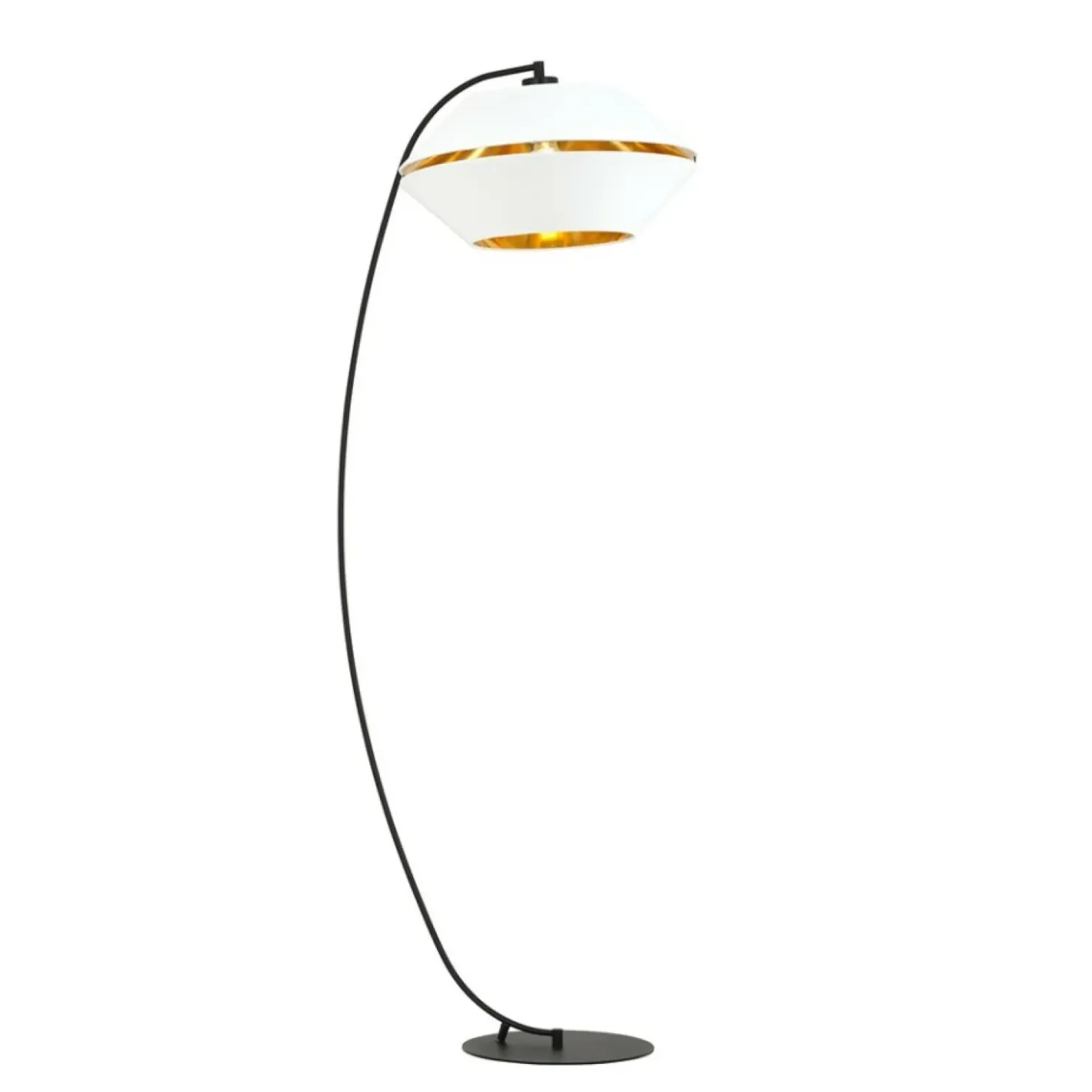 Dekoracyjna lampa podłogowa z abażurem 1182/LP z serii PIANO | Kaja*Sklep Kaja Fashion