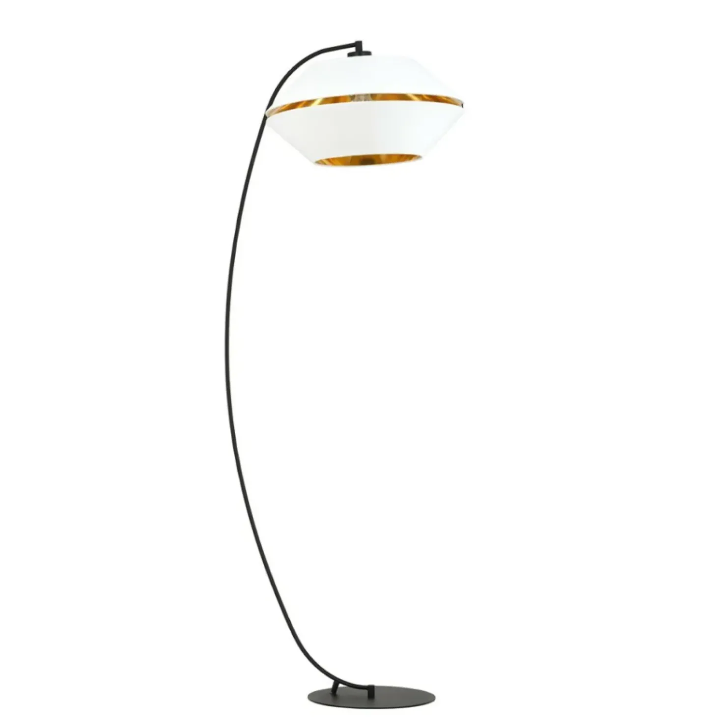 Dekoracyjna lampa podłogowa z abażurem 1182/LP z serii PIANO | Kaja*Sklep Kaja Fashion