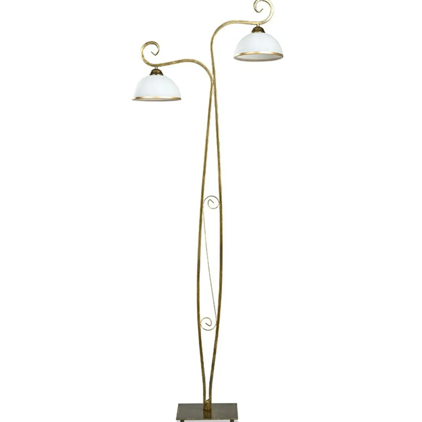 Dekoracyjna lampa podłogowa w stylu retro 149/LP2 WIVARA | Kaja*Sklep Kaja Cheap