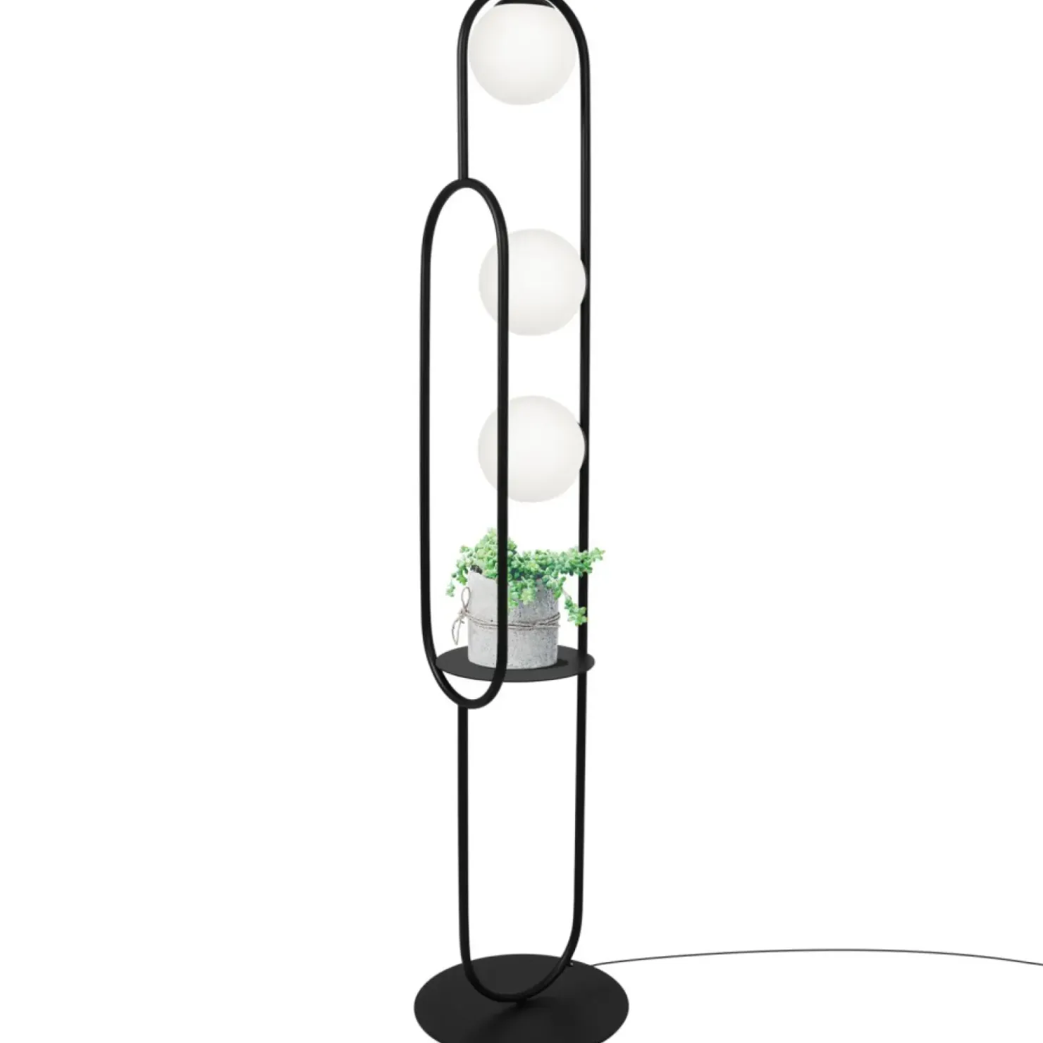 Dekoracyjna lampa podłogowa z półką K-4963 | Kaja Oświetlenie*Sklep Kaja Flash Sale