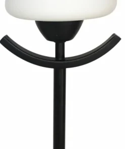 Dekoracyjna lampa stołowa z białym kloszem 41-38852 z serii LONDYN*Sklep Kaja Clearance