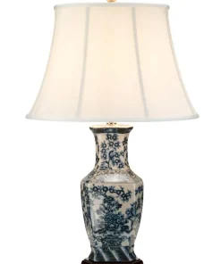Dekoracyjna lampa stołowa, nocna BLUE-HEX-TL z serii BLUE HEX*Sklep Kaja Fashion