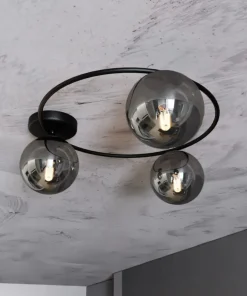 Store Sklep Kaja Dekoracyjna lampa sufitowa na bazie okręgu 1256/3 z serii SOPRA | Kaja