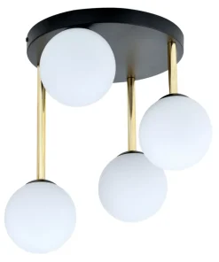 Dekoracyjna lampa sufitowa z białymi kloszami 1260/4 z serii DOLCE*Sklep Kaja New